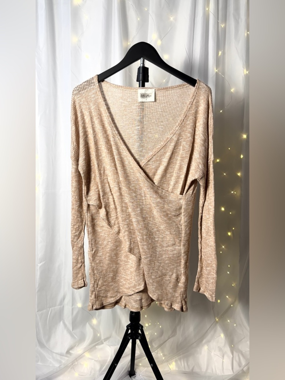 Ella Mara Ribbed Wrap Top — S/M/L
